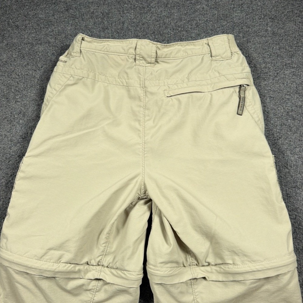 Columbia Convertible Cargo Pants Womens S Khaki Titanium Omni-Dry Zip Off Hiking - Picture 8 of 15